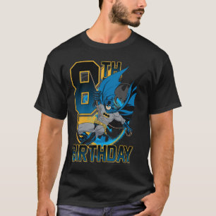 DC Comics Batman 8. Geburtstag Bat Swing Action Po T-Shirt