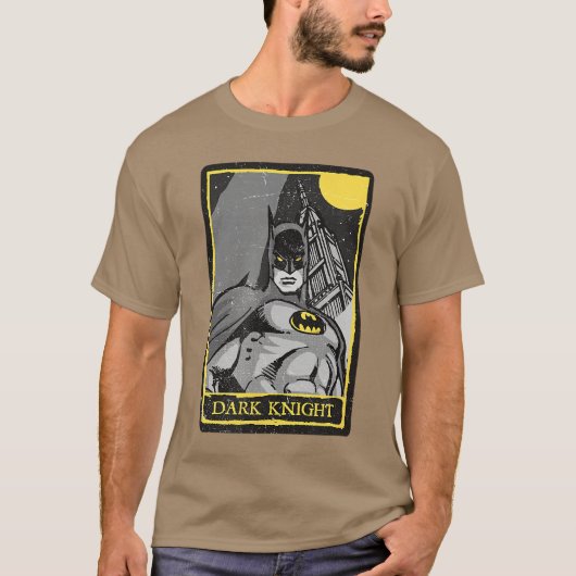 DC Comics Batman Dark Knight Faded Comic Panel fri T-Shirt (Vorderseite)