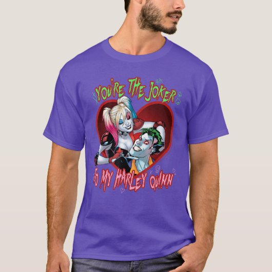 DC Comics Batman Joker an Harley T-Shirt (Vorderseite)