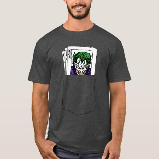 DC Comics Batman Joker Pocket Card family T-Shirt (Vorderseite)