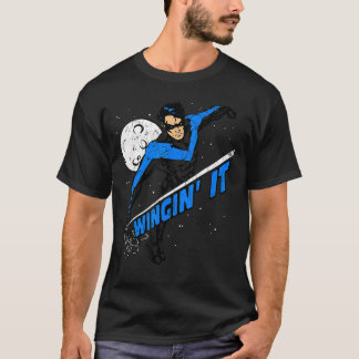 DC Comics Batman Nightwing Wingin Es Unisex Erwach T-Shirt