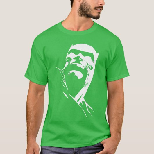 DC Comics Batman Simple Shadow Portrait boy T-Shirt (Vorderseite)