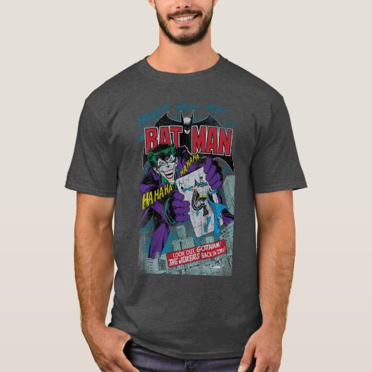 DC-Comics-Batman-und-Joker-Comic-Cover-Junge T-Shirt (Vorderseite)