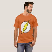 DC Comics Flash Large Classic Chest Logo Anstecker T-Shirt (Vorne ganz)