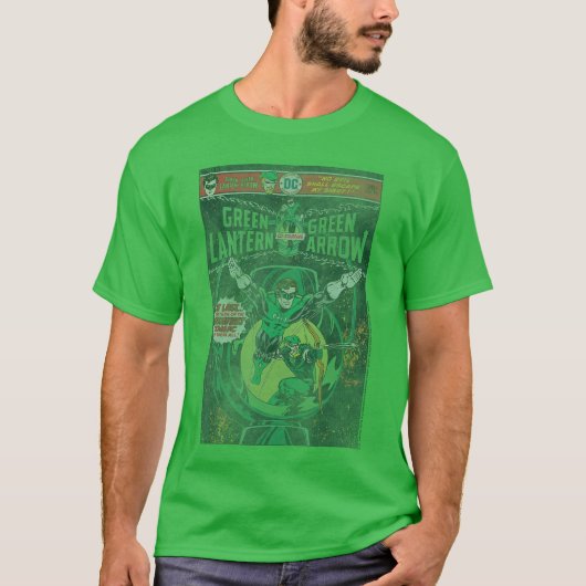 DC Comics Green Lantern And Green Arrow Comic Cove T-Shirt (Vorderseite)
