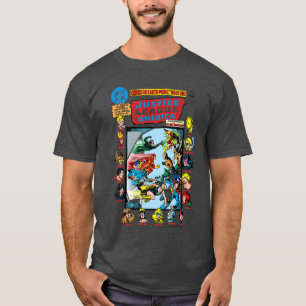 DC Comics Justice League Crisis On Earth Comic Cov T-Shirt