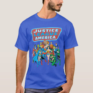 DC Comics Justice League Of America Gruppenaufnahm T-Shirt