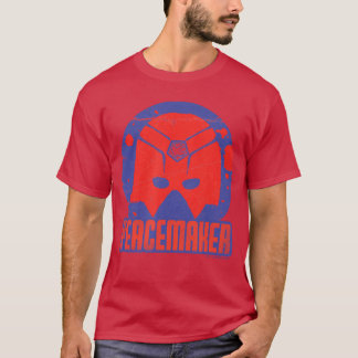 DC Comics Peacemaker Helm Abzeichen mit Farbklecks T-Shirt