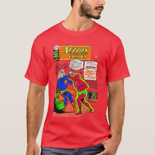 DC Comics Superman Action Comics große Vintage-Bru T-Shirt