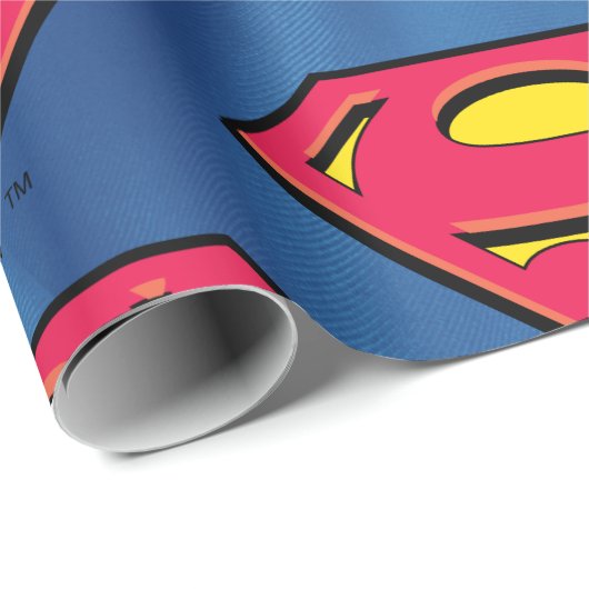 DC Comics | Superman | Classic Logo Geschenkpapier (Rolleneckpunkt)