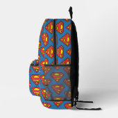 DC Comics | Superman | Klassisches Logo Bedruckter Rucksack (Rechts)
