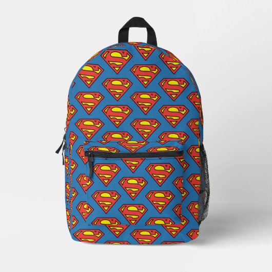 DC Comics | Superman | Klassisches Logo Bedruckter Rucksack (Vorderseite)