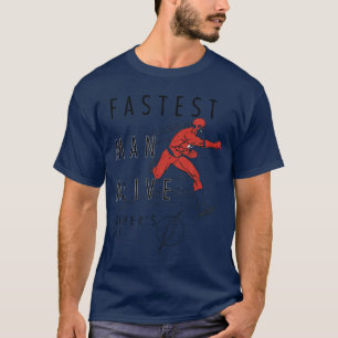 DC Comics Vatertag Flash Schnellster Mann Alive fr T-Shirt