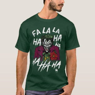 DC Comics Weihnachts-Joker Fa La La Ha Ha Ha Portr T-Shirt