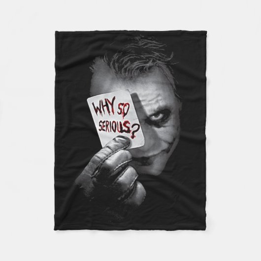 Dc Dark Knight Foto Warum so ernst Tank Top Fleecedecke (Vorderseite)