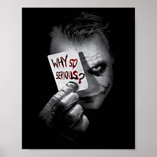 Dc Dark Knight Foto Warum so Ernst Tank Top Poster