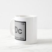 DC - Deconstructions-Chemie-Periodensystem Kaffeetasse (Vorderseite Links)