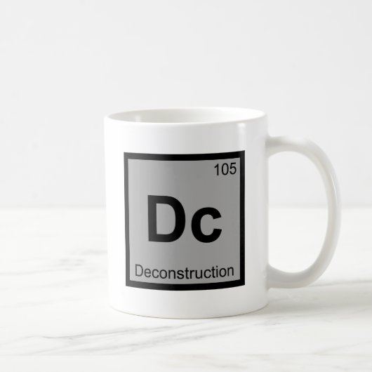 DC - Deconstructions-Chemie-Periodensystem Kaffeetasse (Rechts)
