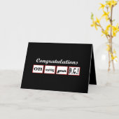 DC Degree - INDIVIDUELLE NAME Glückwunsch Karte (Gelbe Blume)