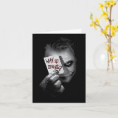 DC Dunkler Ritter Foto warum so ernst Tank Top Karte (Gelbe Blume)