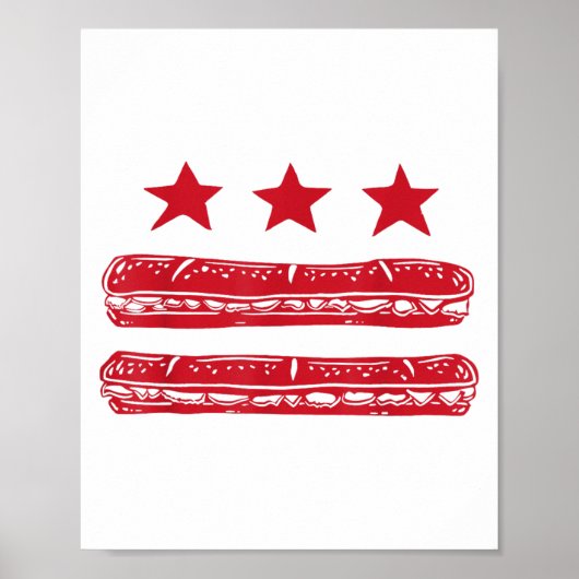 DC Flag Sub Sandwich Poster (Vorne)