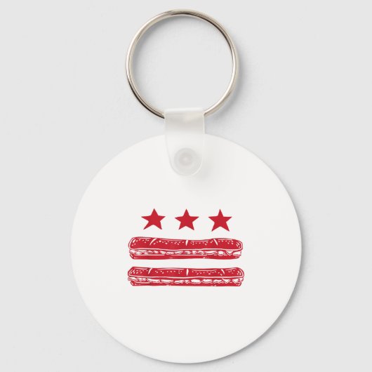DC Flag Sub Sandwich Schlüsselanhänger (Vorderseite)