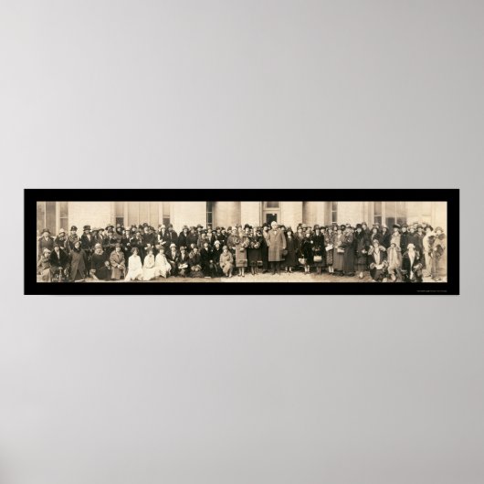 DC-Foto der Frauenkonferenz 1926 Poster (Vorne)