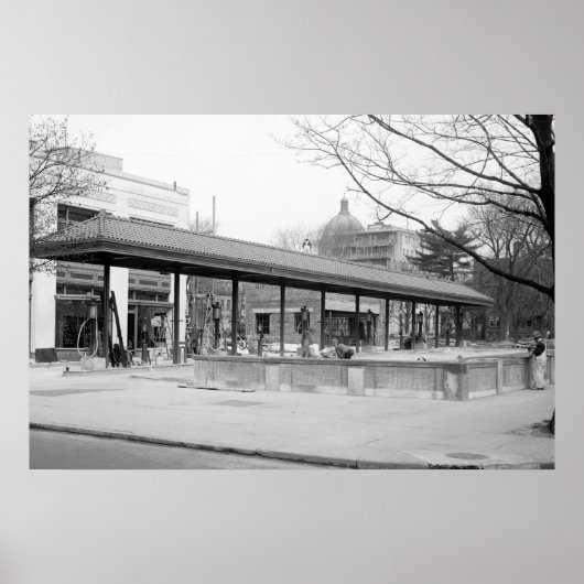 DC-Gasstation, 1921 Poster (Vorne)