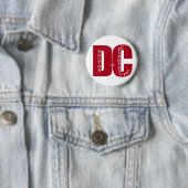 DC-großer roter DOKTOR OF CHIROPRACTIC MEDICINE Button (Beispiel)