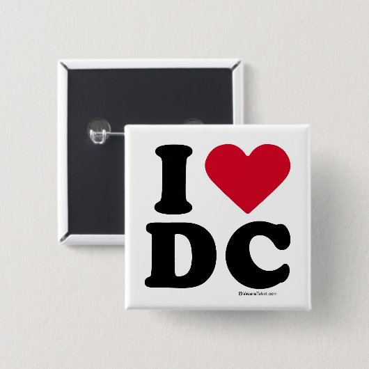 DC - I LIEBE-DC BUTTON (Vorne & Hinten)