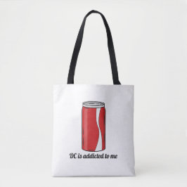 DC ist süchtig nach mir Soda-Dosen-Design | Lustig Tasche