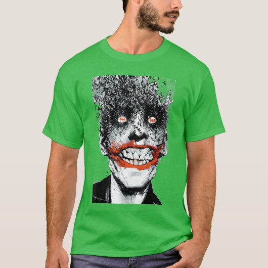 DC Joker Comic Cover Bats Jock Mädchen T-Shirt (Vorderseite)