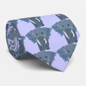 DC, künstlerische Elefant-Krawatte Krawatte (Gerollt)