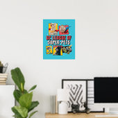 DC League of Super-Pets Character Panels Poster (Heimbüro)