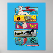 DC League of Super-Pets Panels Poster (Vorne)