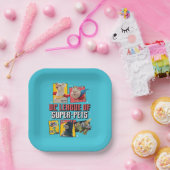DC Liga der Super-Pets Charakterpanels Pappteller (Party)