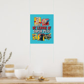 DC Liga der Super-Pets Charakterpanels Poster (Küche)