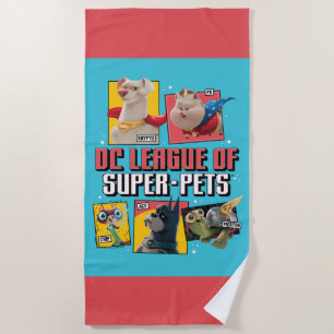 DC Liga der Super-Pets Charakterpanels Strandtuch