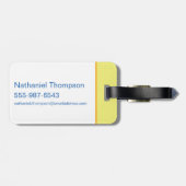 DC Liga der Super-Pets Metropolis Towers Gepäckanhänger (Rückseite horizontal)