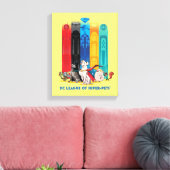 DC Liga der Super-Pets Metropolis Towers Leinwanddruck (Insitu (Wohnzimmer))