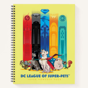 DC Liga der Super-Pets Metropolis Towers Notizblock