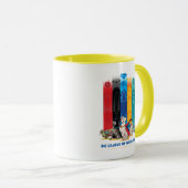 DC Liga der Super-Pets Metropolis Towers Tasse (VorderseiteRechts)