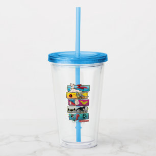 DC Liga der Super-Pets-Panels Acryltrinkbecher