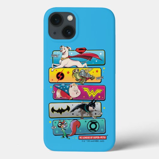 DC Liga der Super-Pets-Panels Case-Mate iPhone Hülle (Rückseite)