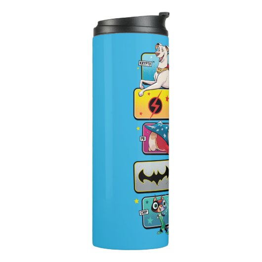 DC Liga der Super-Pets-Panels Thermosbecher (Nach links gedreht)