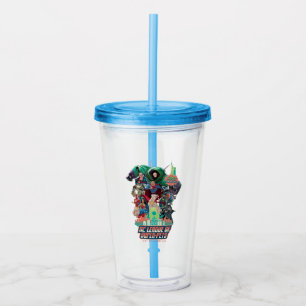DC Liga der Super-Pets-Schlacht für Metropolis Acryltrinkbecher