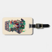 DC Liga der Super-Pets-Schlacht für Metropolis Gepäckanhänger (Vorderseite horizontal)