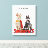 DC Liga der Theaterkunst der Super-Pets Leinwanddruck (Insitu (Holzboden))