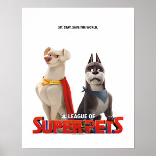 DC Liga der Theaterkunst der Super-Pets Poster