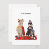 DC Liga der Theaterkunst der Super-Pets Postkarte (Vorne/Hinten)